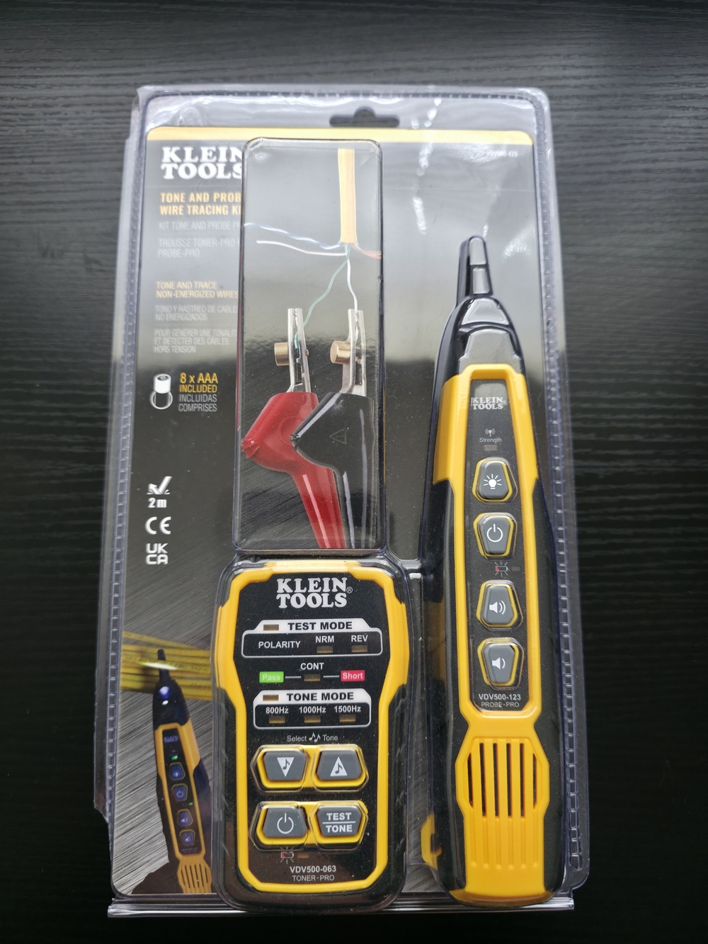 Klein Tools Yellow and Black Tone and Probe Wire Tracing Kit